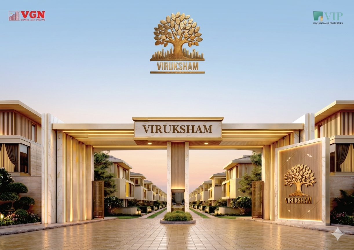 Viruksham premium villa plots, opposite to mahindra world city
